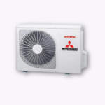 User-friendly control panel of the Mitsubishi Inverter for easy temperature adjustments.