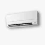 User-friendly control panel of the Mitsubishi Hi-Wall Inverter for easy temperature adjustments.