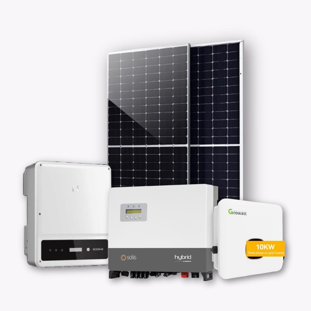 Complete 19.9kW solar system installation with 42 premium solar panels and a Solis/Goodwe inverter.