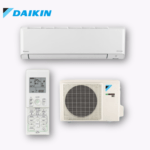 User-friendly control panel of the Daikin Inverter Hi-Wall Air Conditioning Unit for easy temperature adjustments.